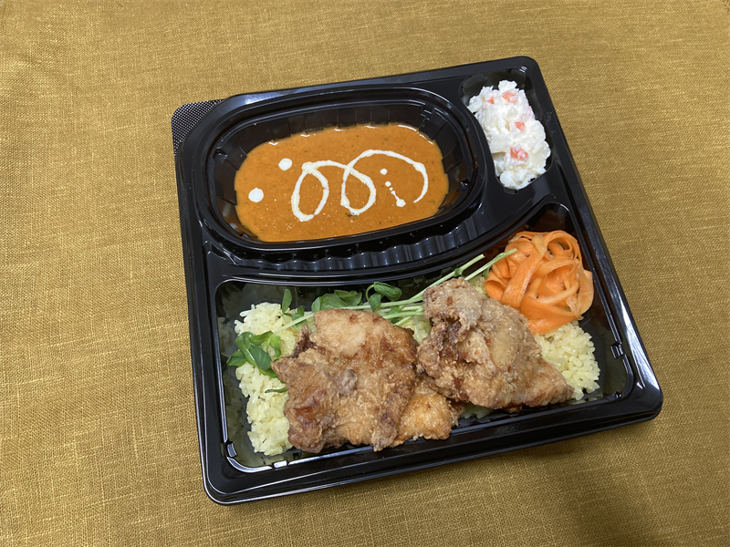 鶏唐揚げカレー