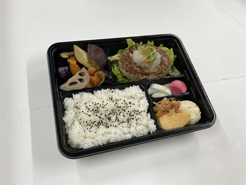 花桃ハンバーグ弁当